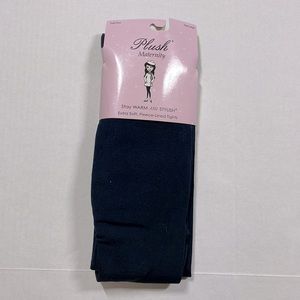 Maternity fleece-lined tights